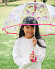 Parapluie Enfant transparent PVC/Licorne étoile