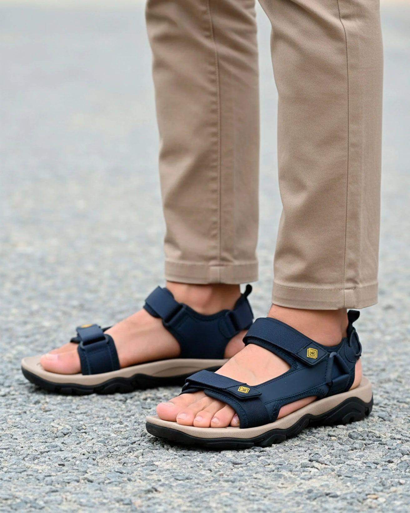 Sandales Homme sport Bleu marine