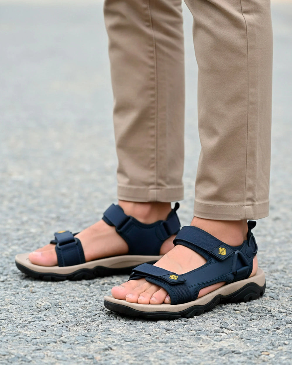 Sandales Homme sport Bleu marine - Isotoner