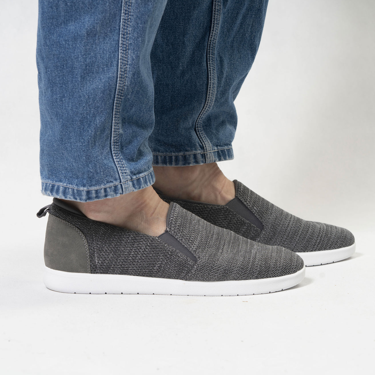 Baskets Homme slip-on Gris