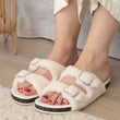 Chaussons sandales Femme Ivoire