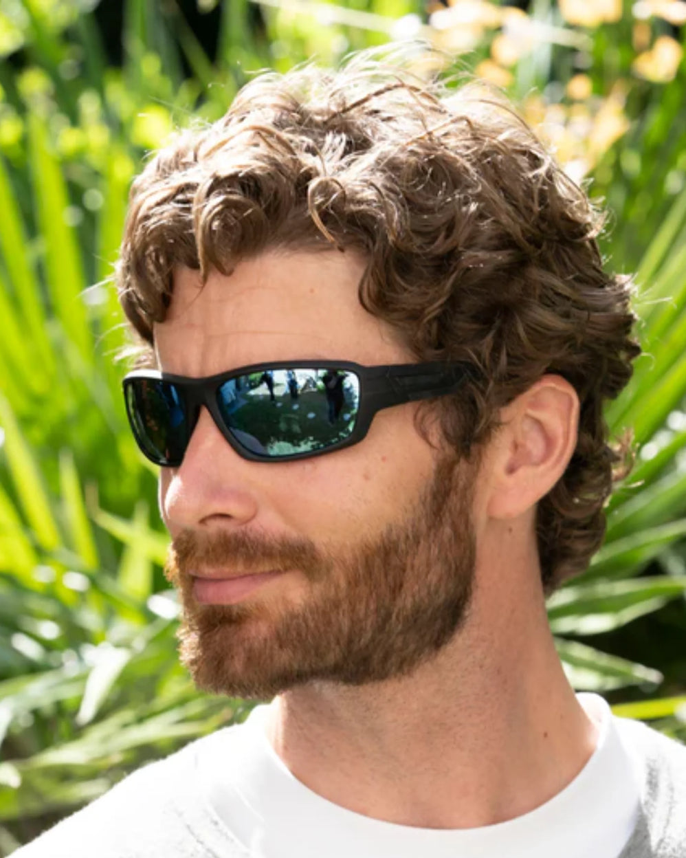 Lunettes de soleil mixte sport Noir mirroirs - Isotoner