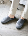 Chaussons mules Homme Gris chiné