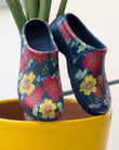 Sabots de jardin Femme Fleur Marine
