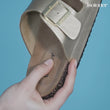 Mules sandales Femme double bride Léopard