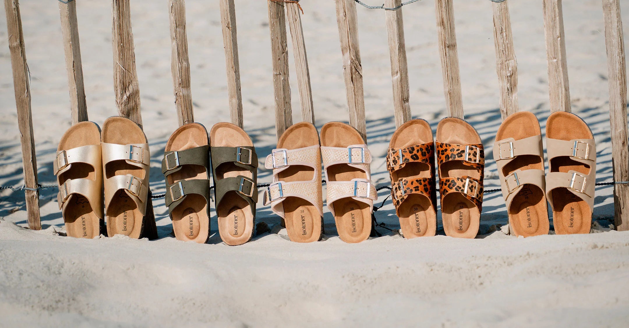 SANDALES À BRIDES