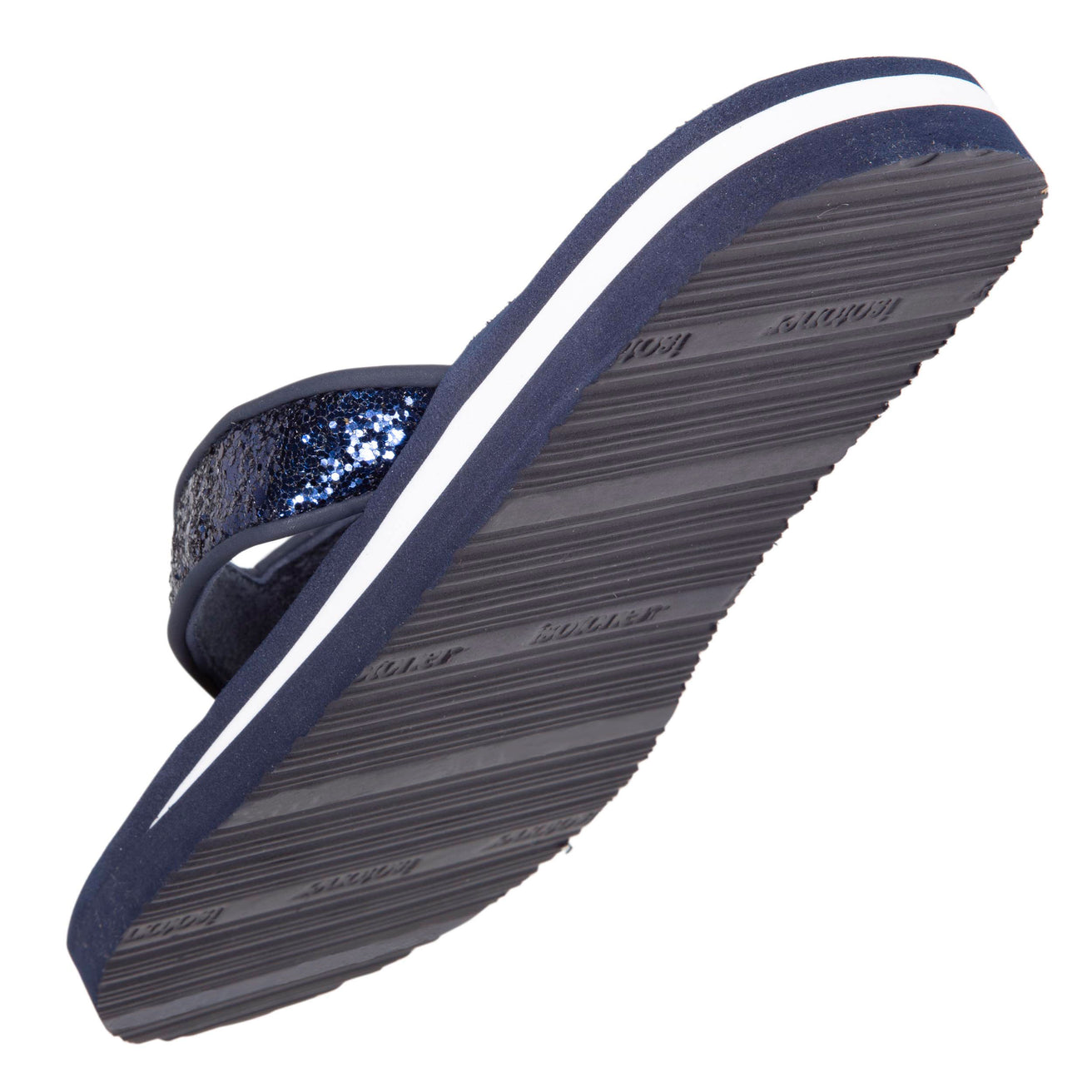 Tongs Femme confort YOGA à perles Marine