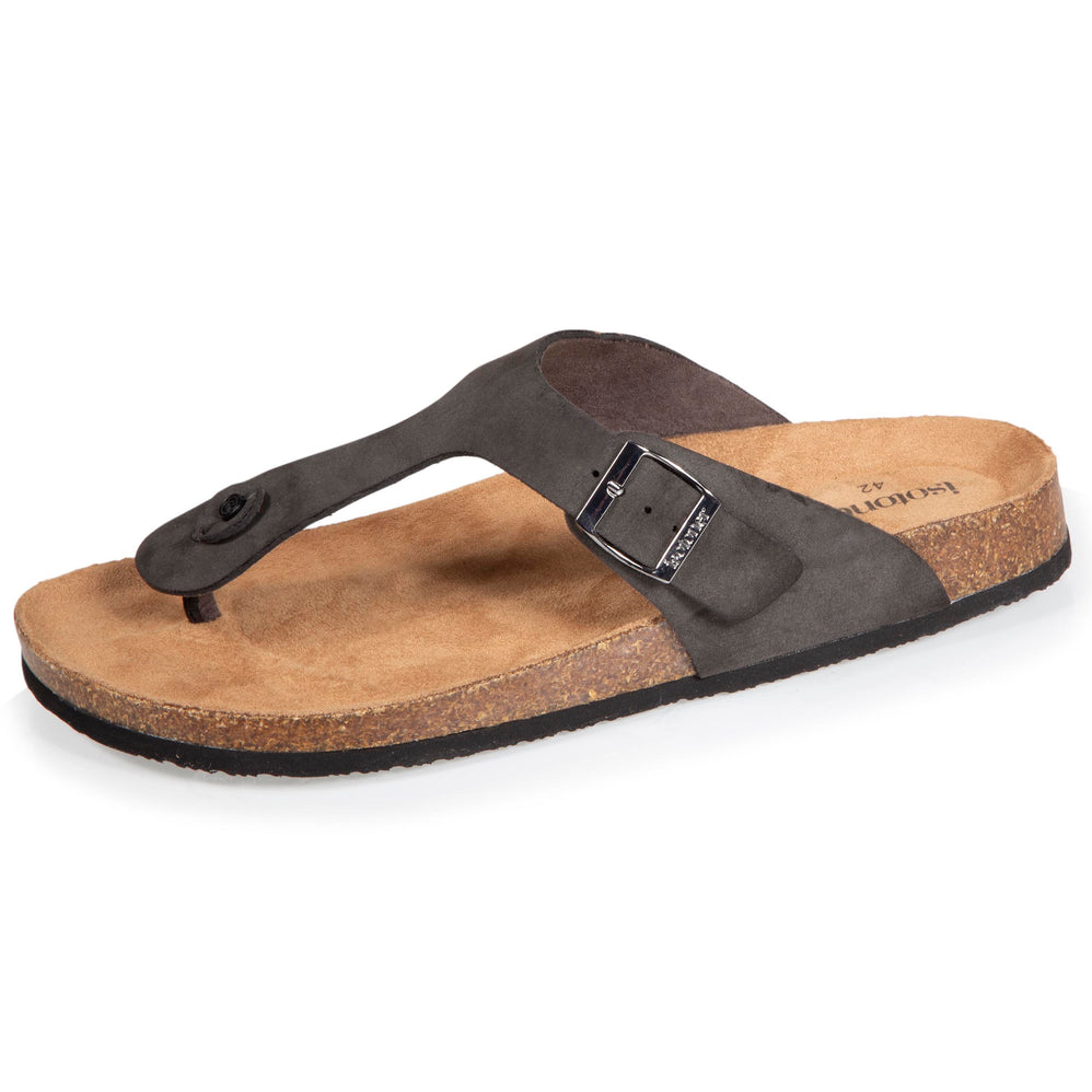 Mules sandales Homme Bride Gris - Isotoner