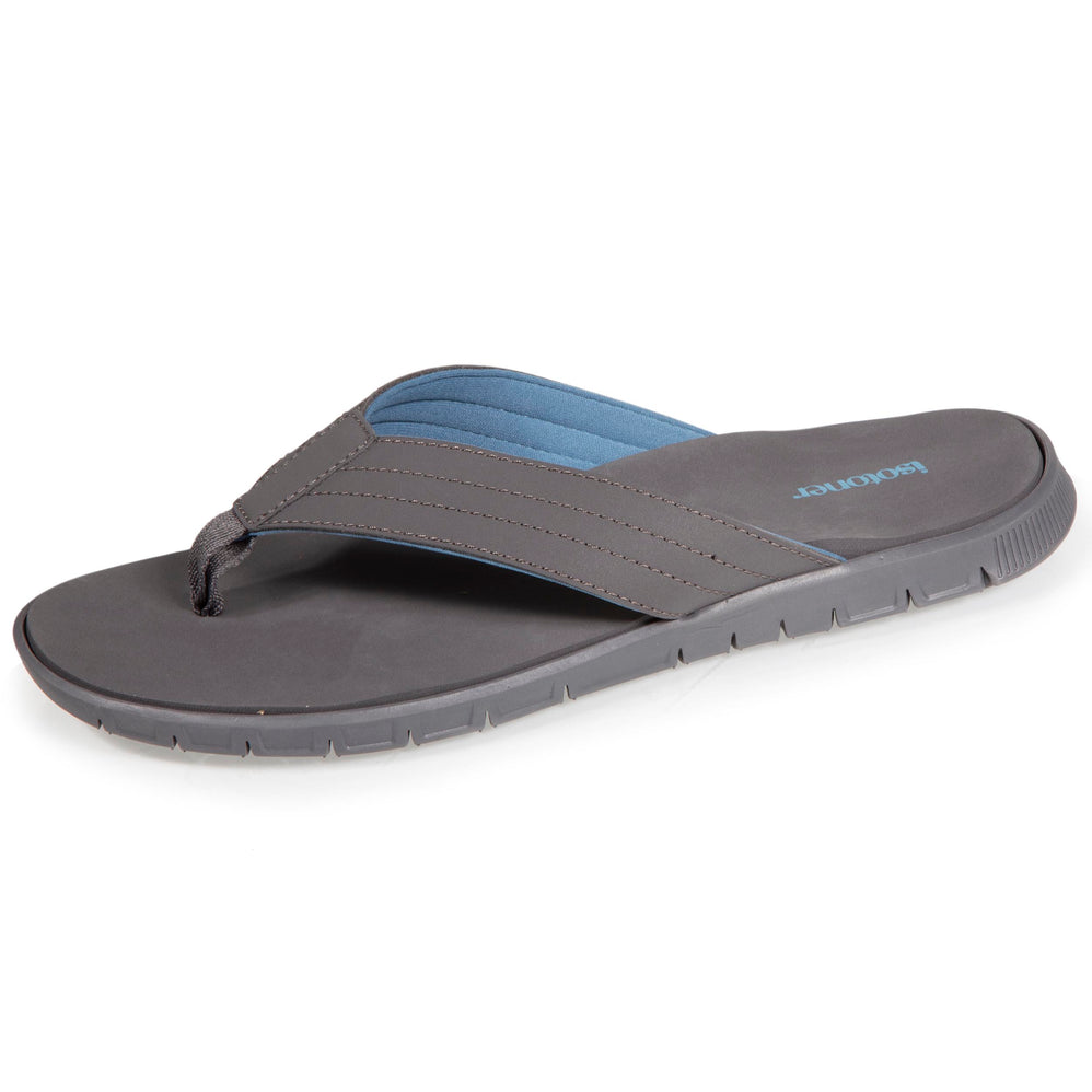 Tongs sport Homme confort Gris - Isotoner