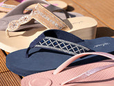 tongs pour femme détails bijoux