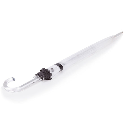 Parapluie cloche transparent PVC/Noir - Isotoner