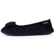 Chaussons ballerines Femme Velours Noir