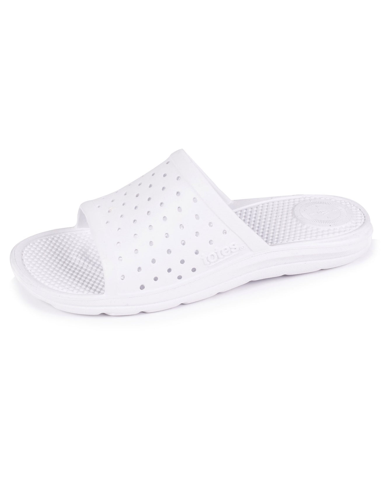 Mules claquettes Femme ajourées Blanc