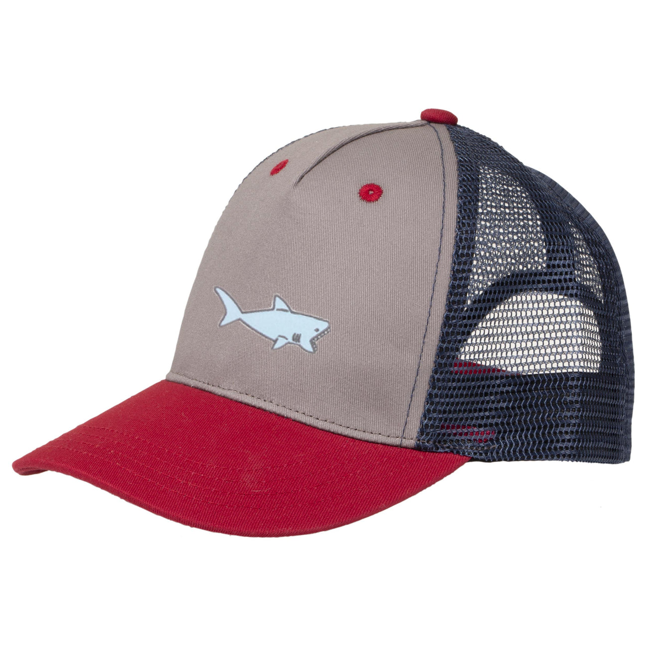 Casquette Enfant 4-8 ans patch Marine/Rouge