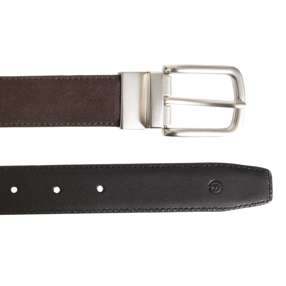 Ceinture Homme 2 en 1 Noir / Marron - Isotoner