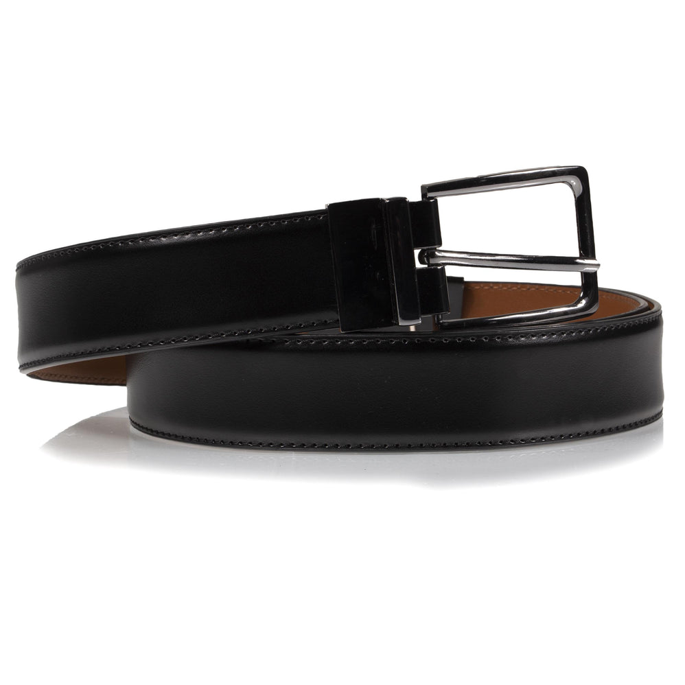 Ceinture Homme 2 en 1 Noir/Cognac - Isotoner