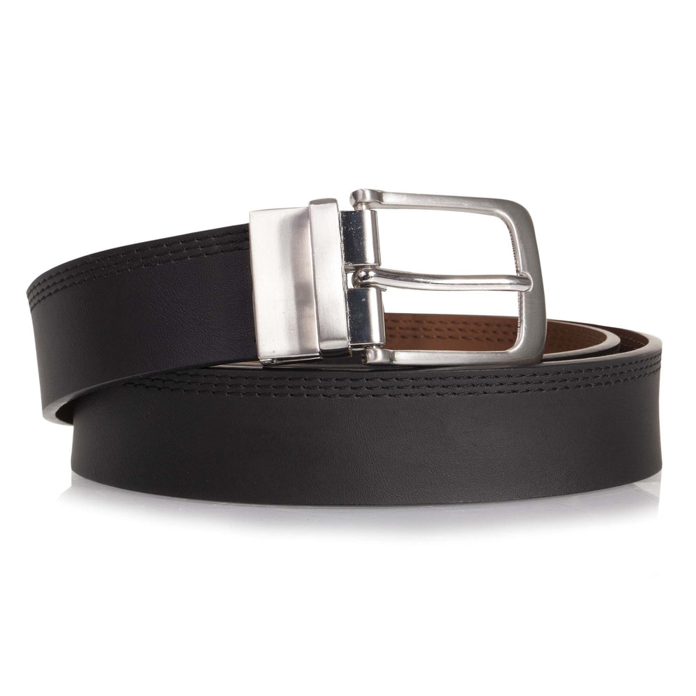 Ceinture Homme réversible Noir/Marron - Isotoner