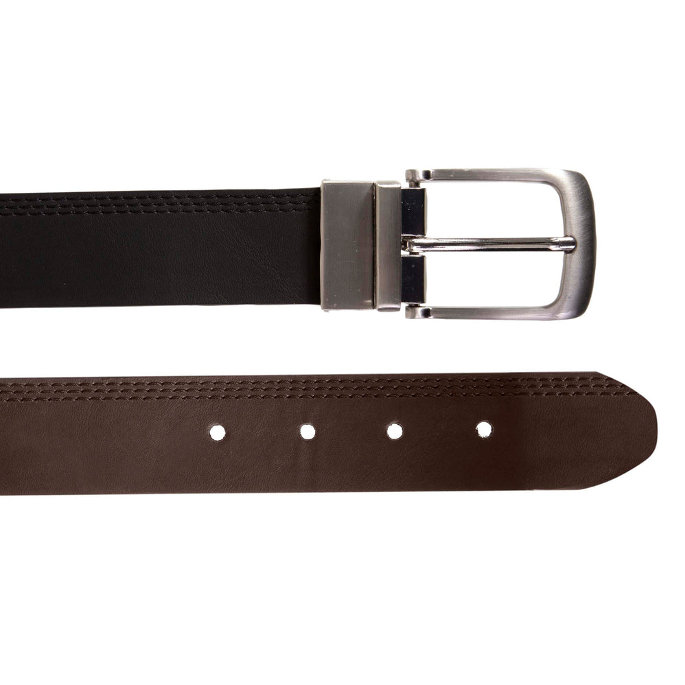 Ceinture Homme réversible Noir/Marron - Isotoner