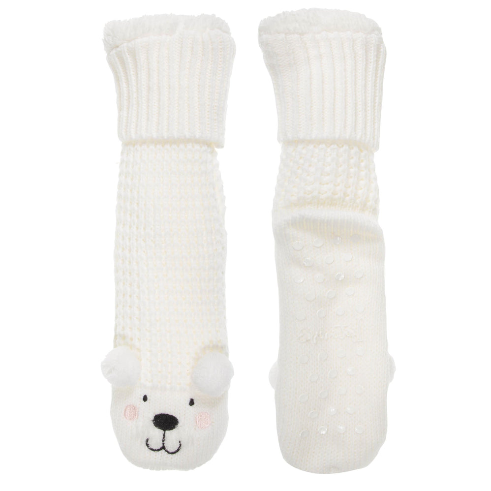 Chaussettes Femme Ours Blanc - Isotoner