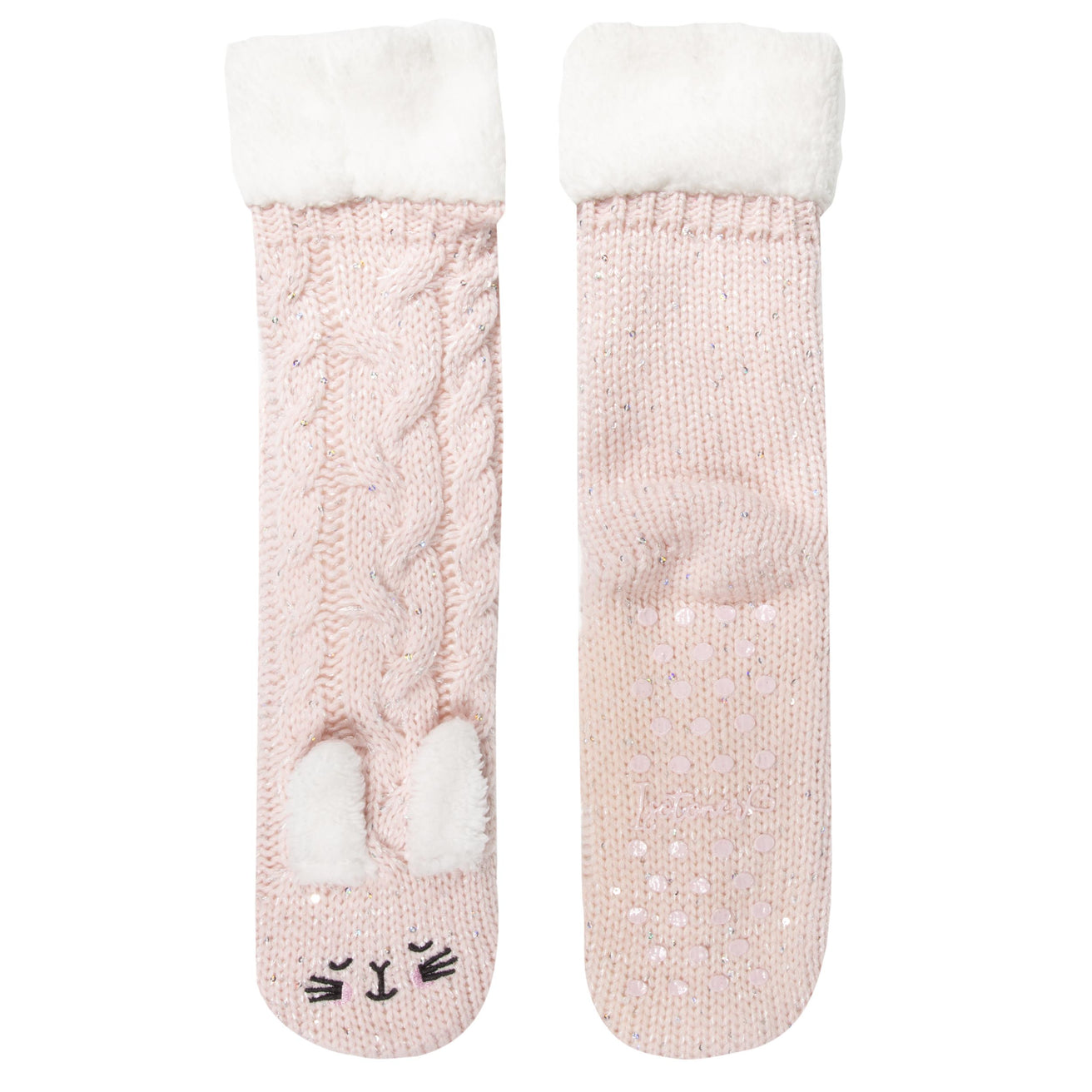 Chaussettes Femme Torsadées Lapin Isotoner - Main Image