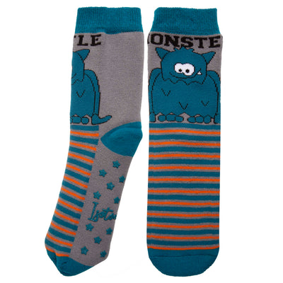 Chaussettes Anti-dérapantes Enfant Isotoner Motif Pingouin - Coton, Picots Sécurité