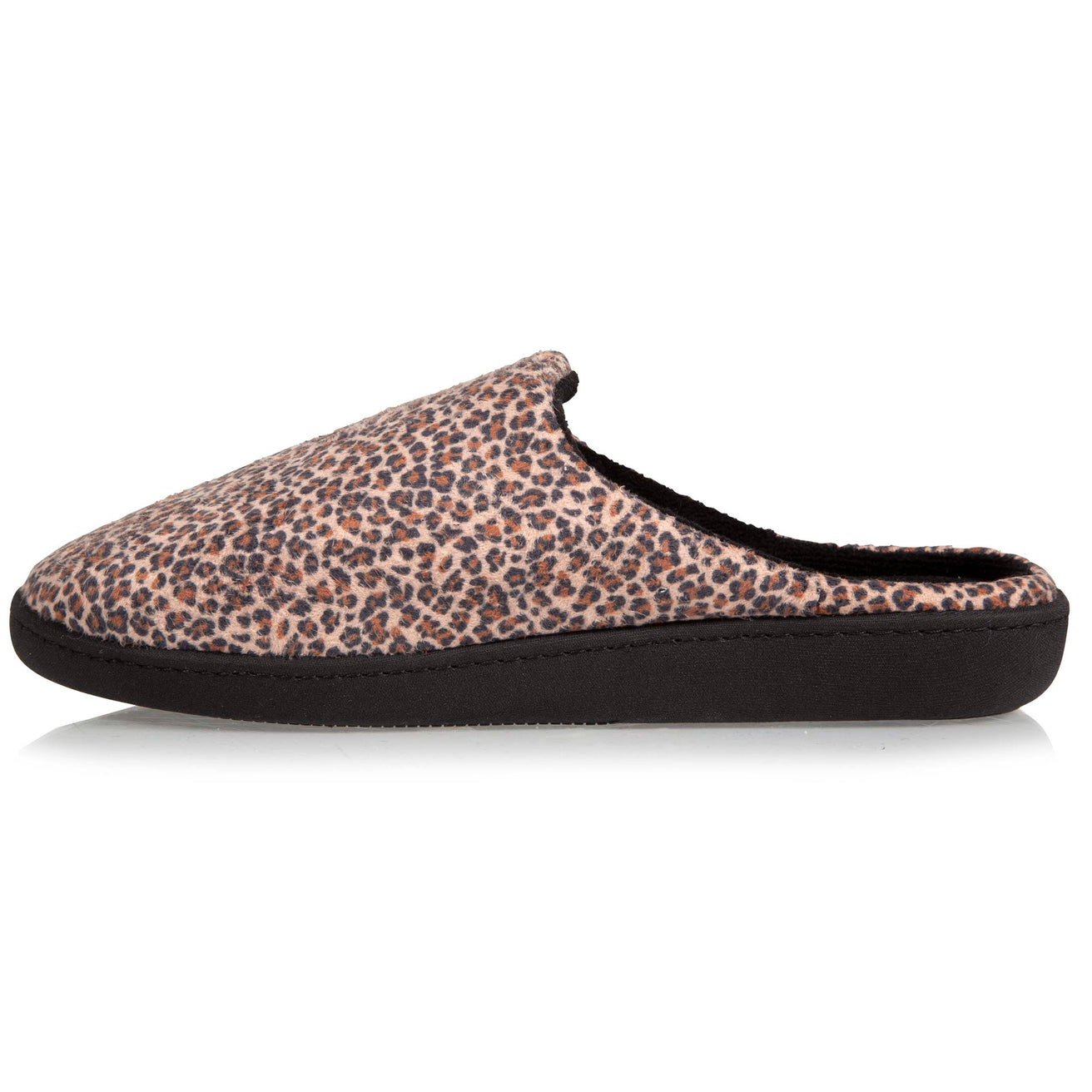 Chaussons mules recyclées Femme Léopard