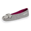 products/Chaussons-ballerines-fille-animal-et-noeud-isotoner-99458-Gris-1