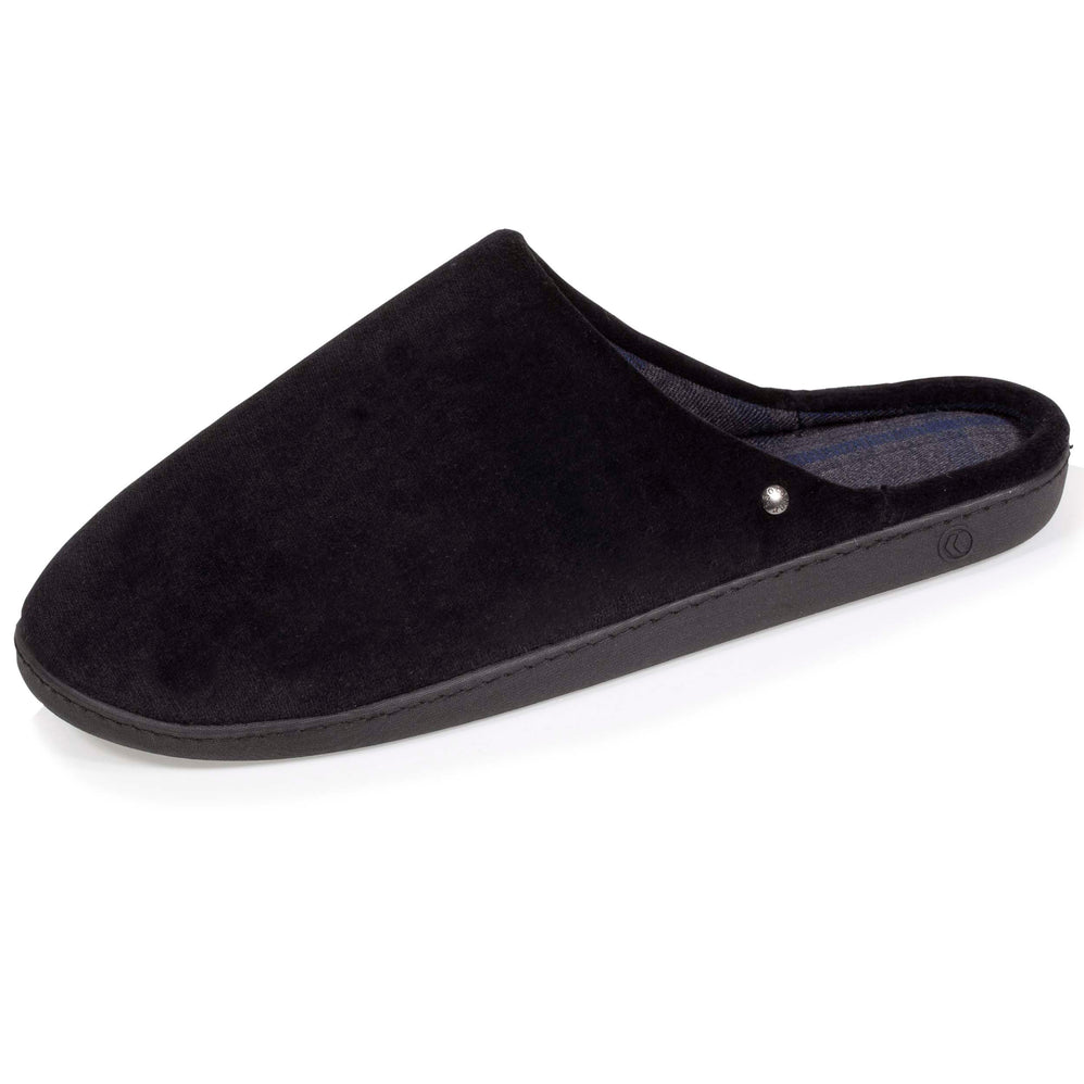 Chaussons mules Homme Noir - Isotoner