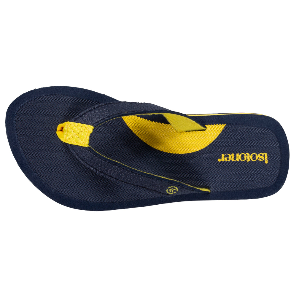Chaussures Tongs Enfant confort Marine/Jaune - Isotoner