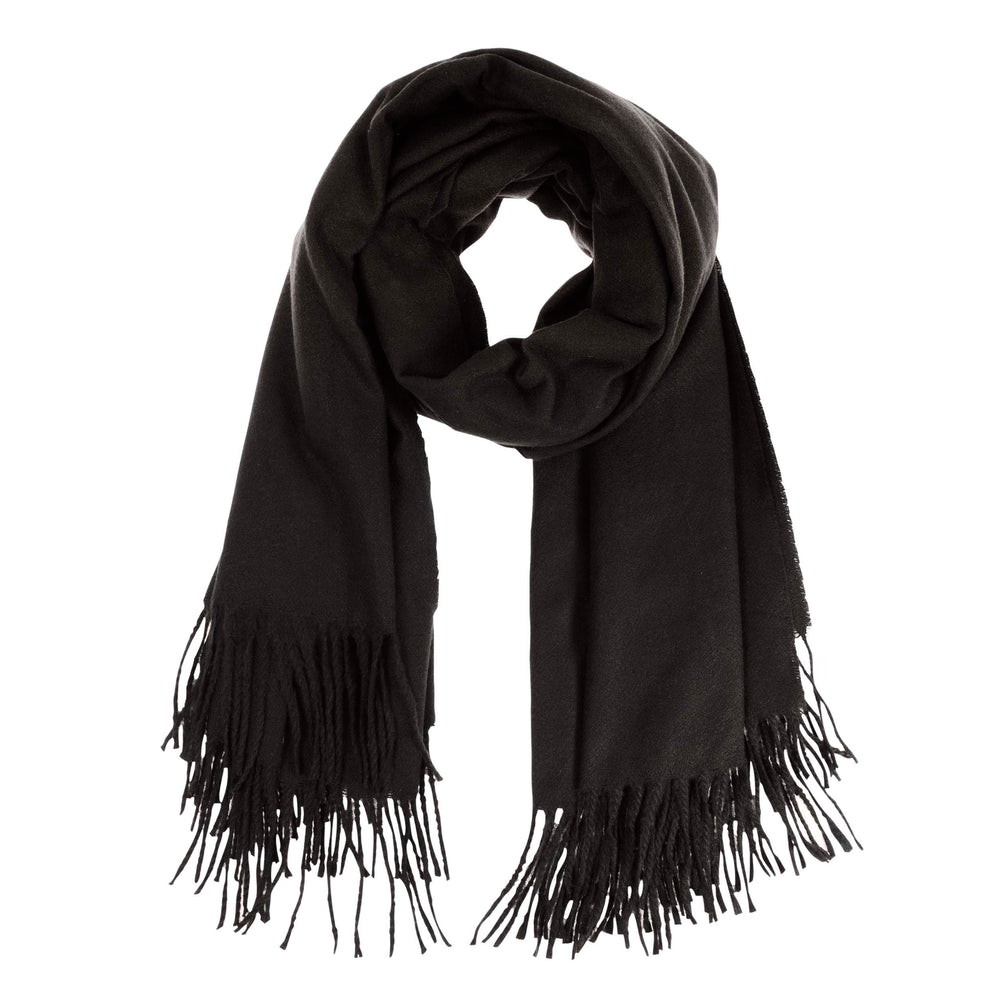 Écharpe Plaid Femme Ultra-doux Noir - Isotoner