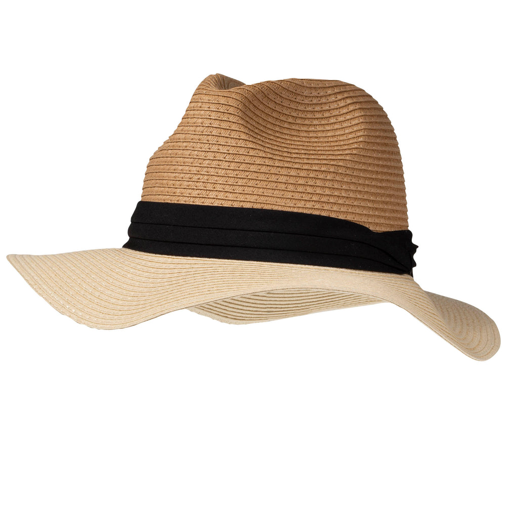 Chapeau fedora noué Noir - Isotoner