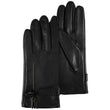Gants Femme cuir d'agneau nœud Noir