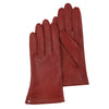 Gants Femme cuir Mandarine rouge - Isotoner
