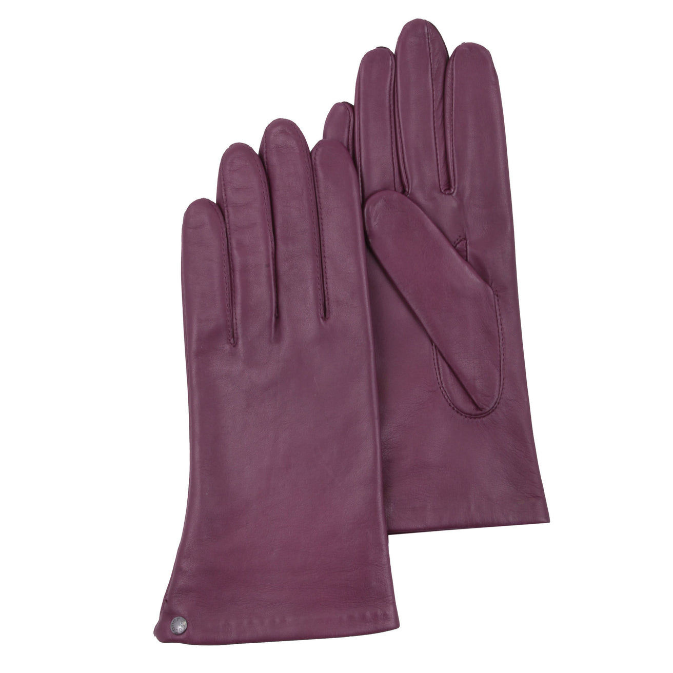 Gants Cuir Femme Bordeaux
