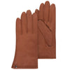 Gants Femme cuir Mandarine cognac - Isotoner