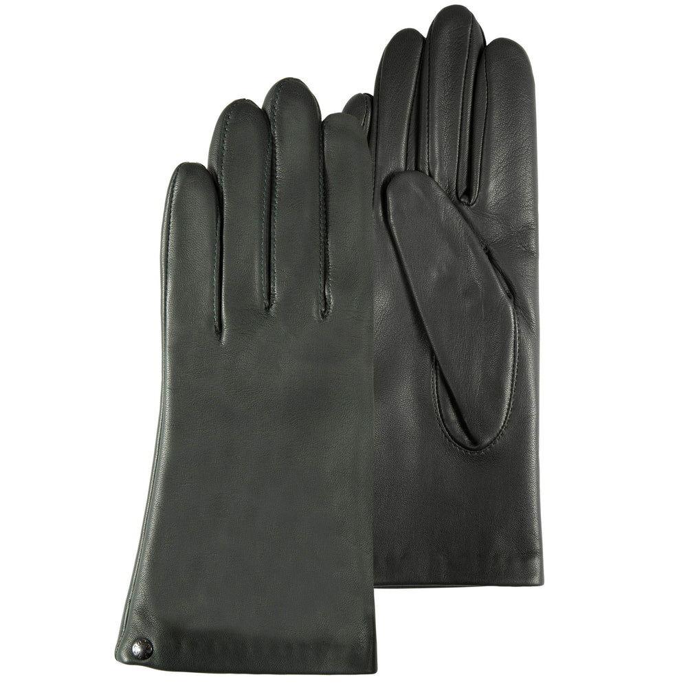 Gants Femme cuir doublé soie Sapin - Isotoner