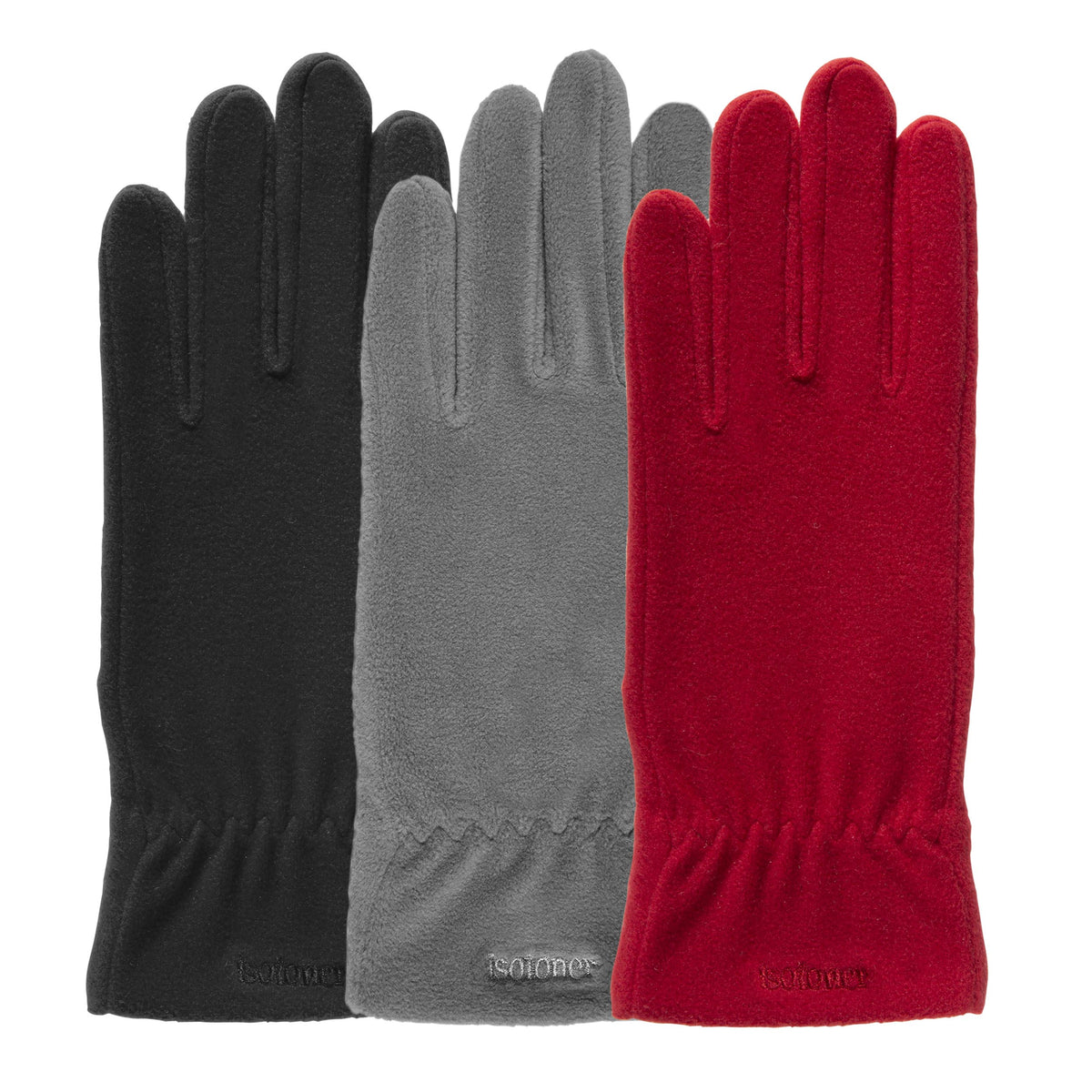 Gants Femme polaire stretch Rouge