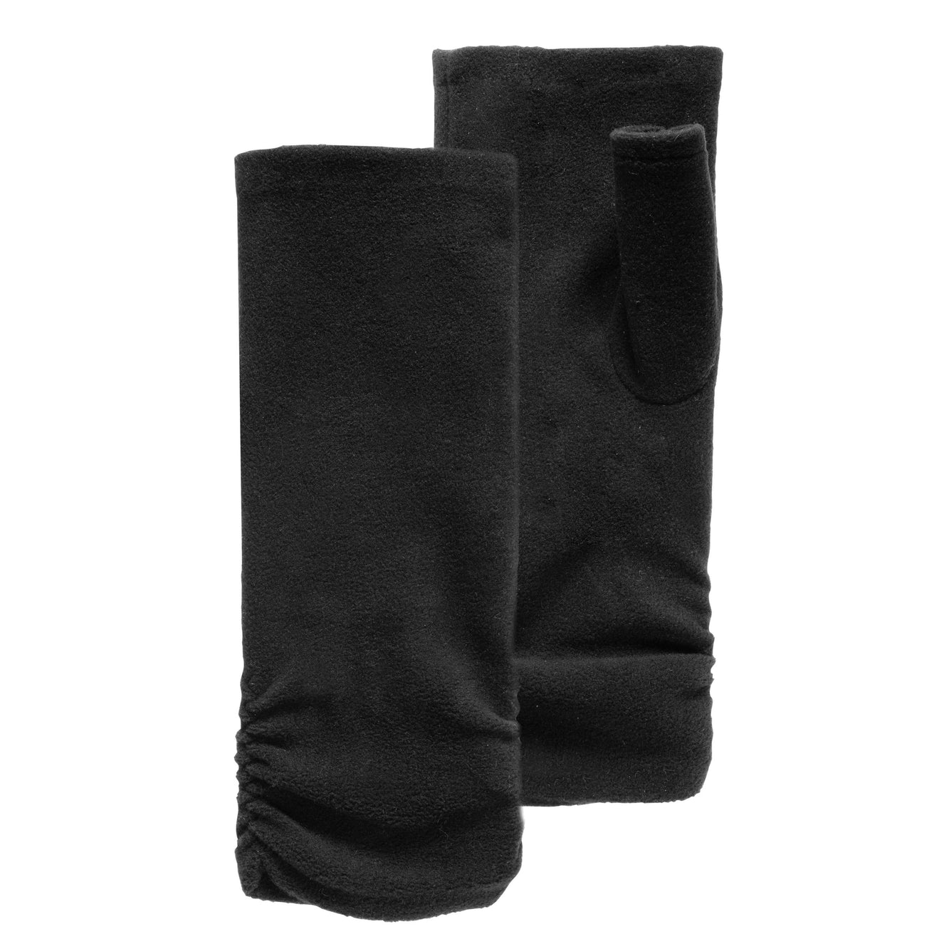 Mitaines Femme polaire recyclée Noir