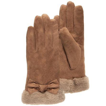 Gants Femme Ultra chaud Tactiles Camel - Isotoner