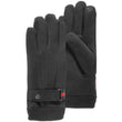 Gants Homme tissu microfibre Noir