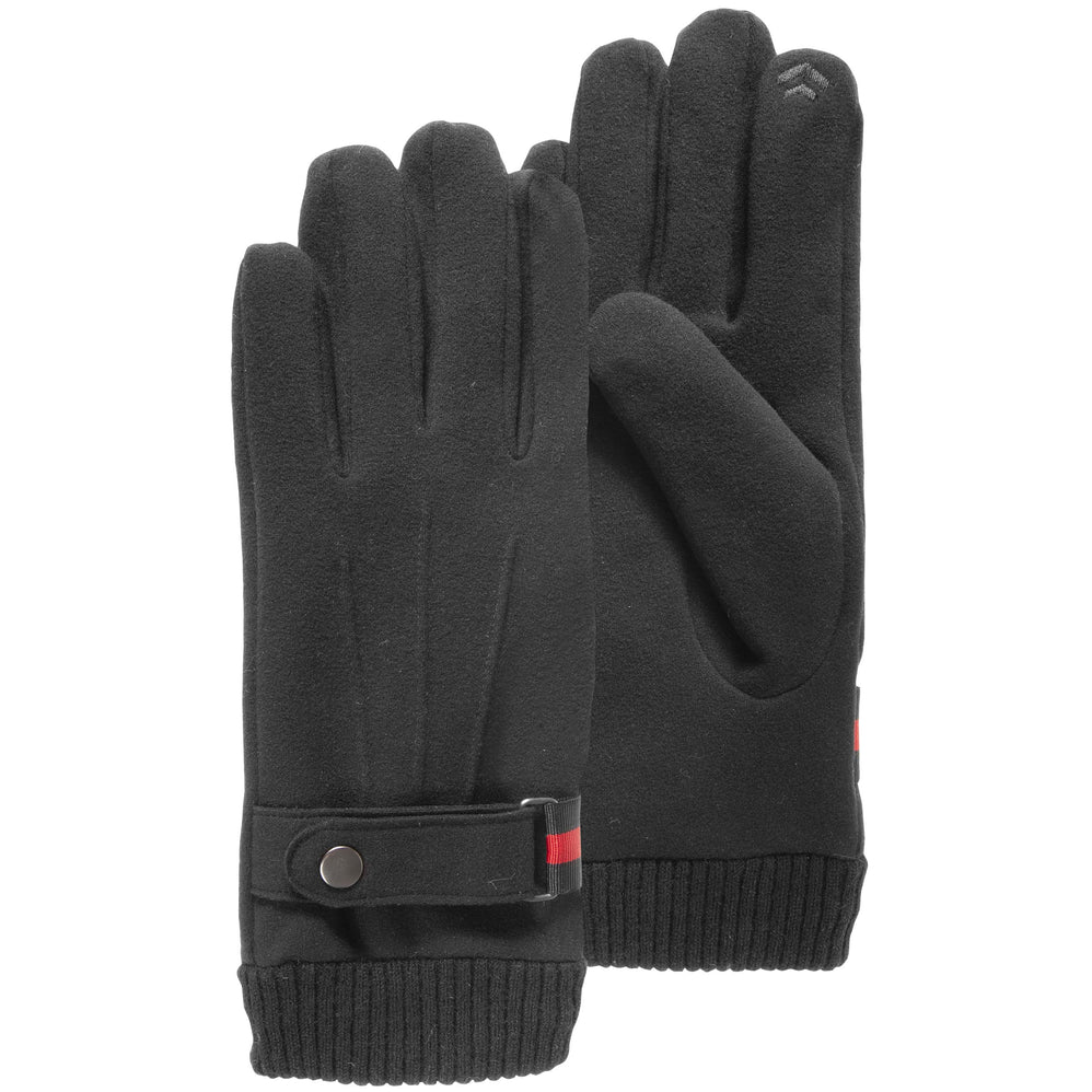 Gants Homme tissu microfibre Noir - Isotoner