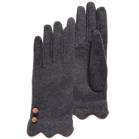 Gants Femme feston gris - Isotoner