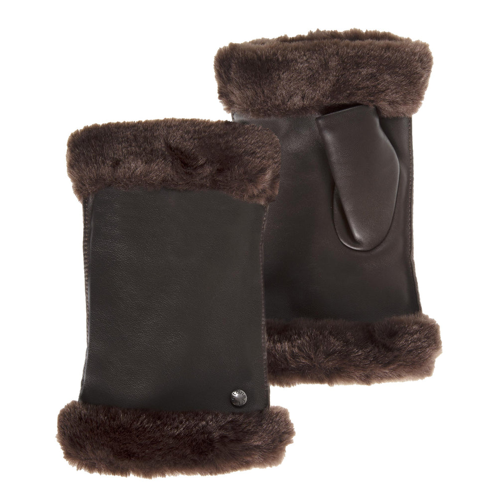 Mitaines Femme cuir d’agneau Marron - Isotoner