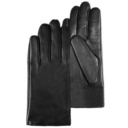 Gants Femme tactiles Cuir Chaud noir - Isotoner