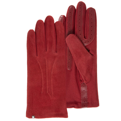 Gants en cuir véritable léopard pour femmes Gants en cuir véritable léopard pour femmes