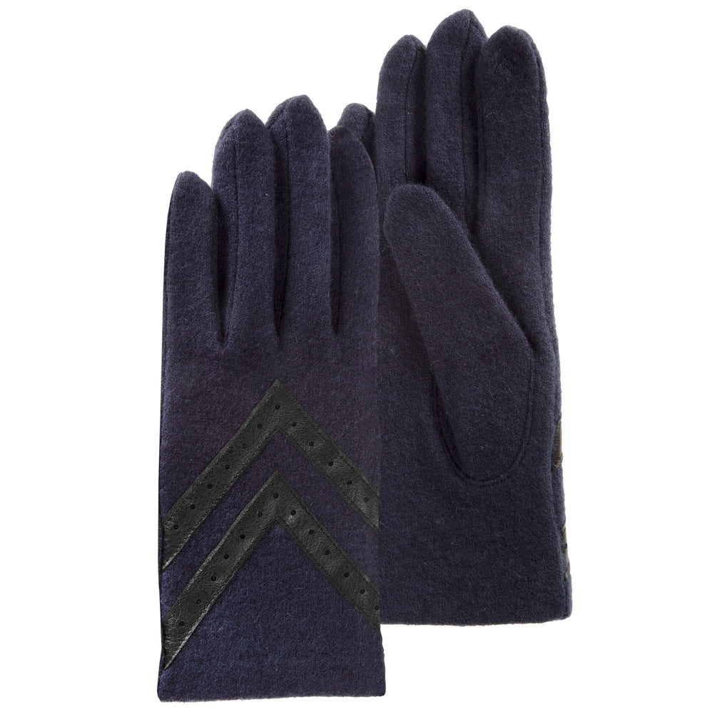 Gants Femme tactiles laine Marine - Isotoner