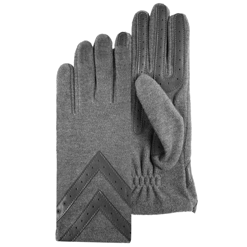 Gants Femme tactiles Polaire Recyclée Gris - Isotoner