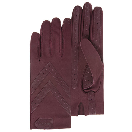 Gants Femme tissu extensile recyclé Bordeaux - Isotoner