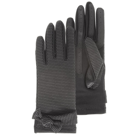 Gants Femme tissu imprimé Pois - Isotoner