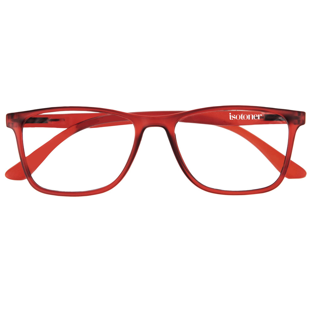 Loupes de lecture mixtes rectangulaires Rouge - Isotoner
